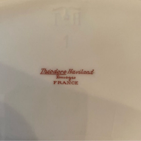 Theodore Haviland Limoges 9”x1”x5.75” Relish plate. Troy (France) collection. - Picture 2 of 3